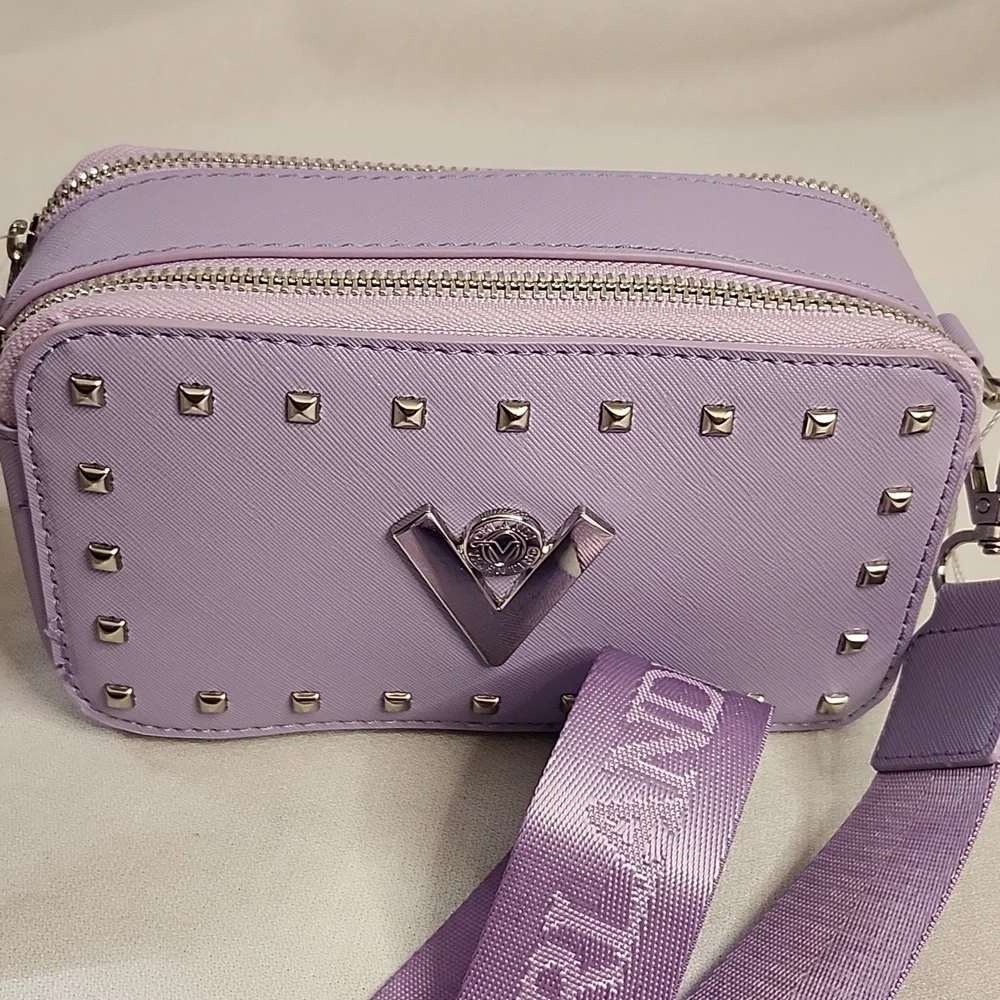 Valentino Orlandi Lavender Crossbody Bag & Coordinating Betsey Johnson Wallet